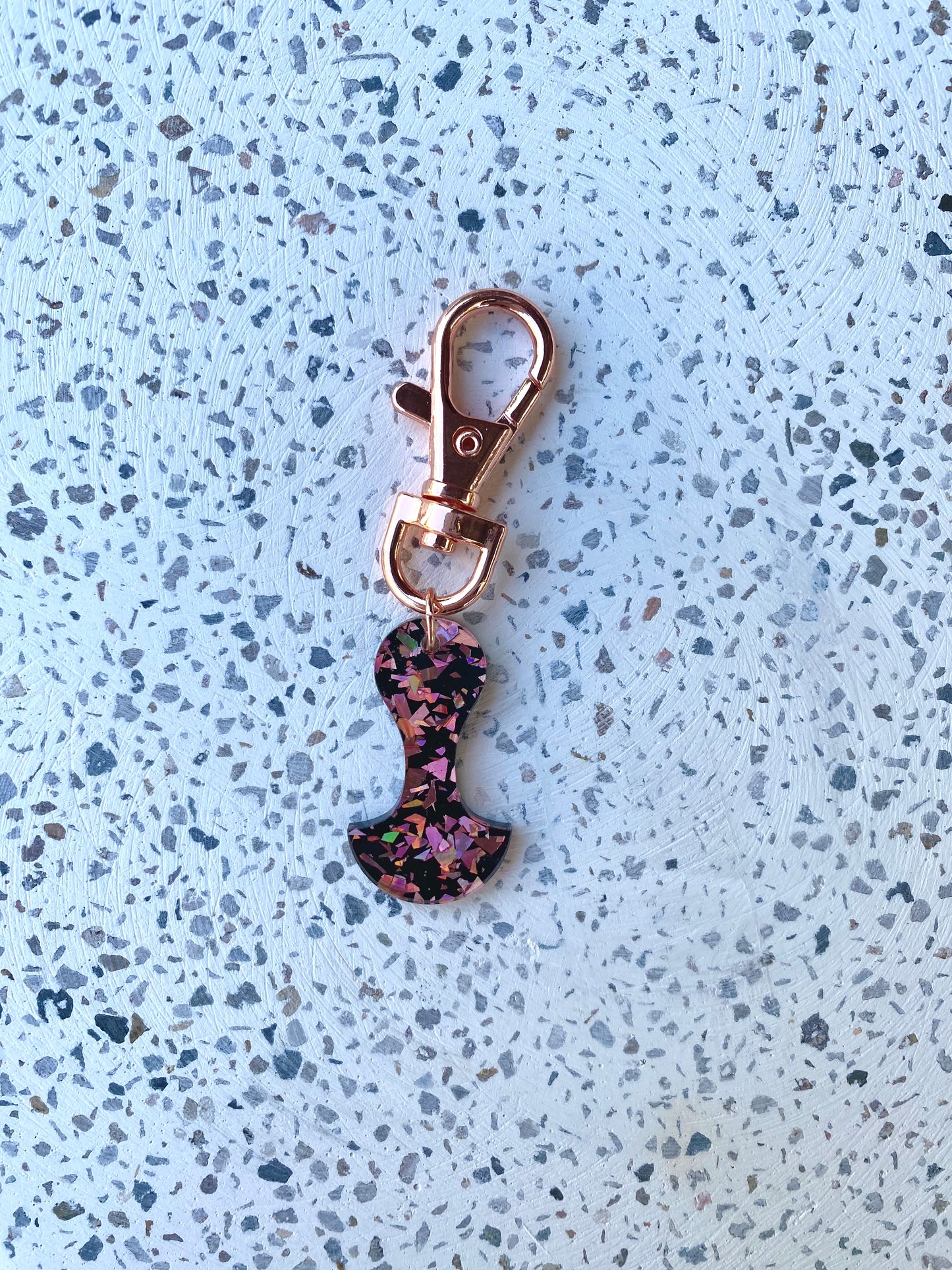 Rose Gold Shards Trolley Token