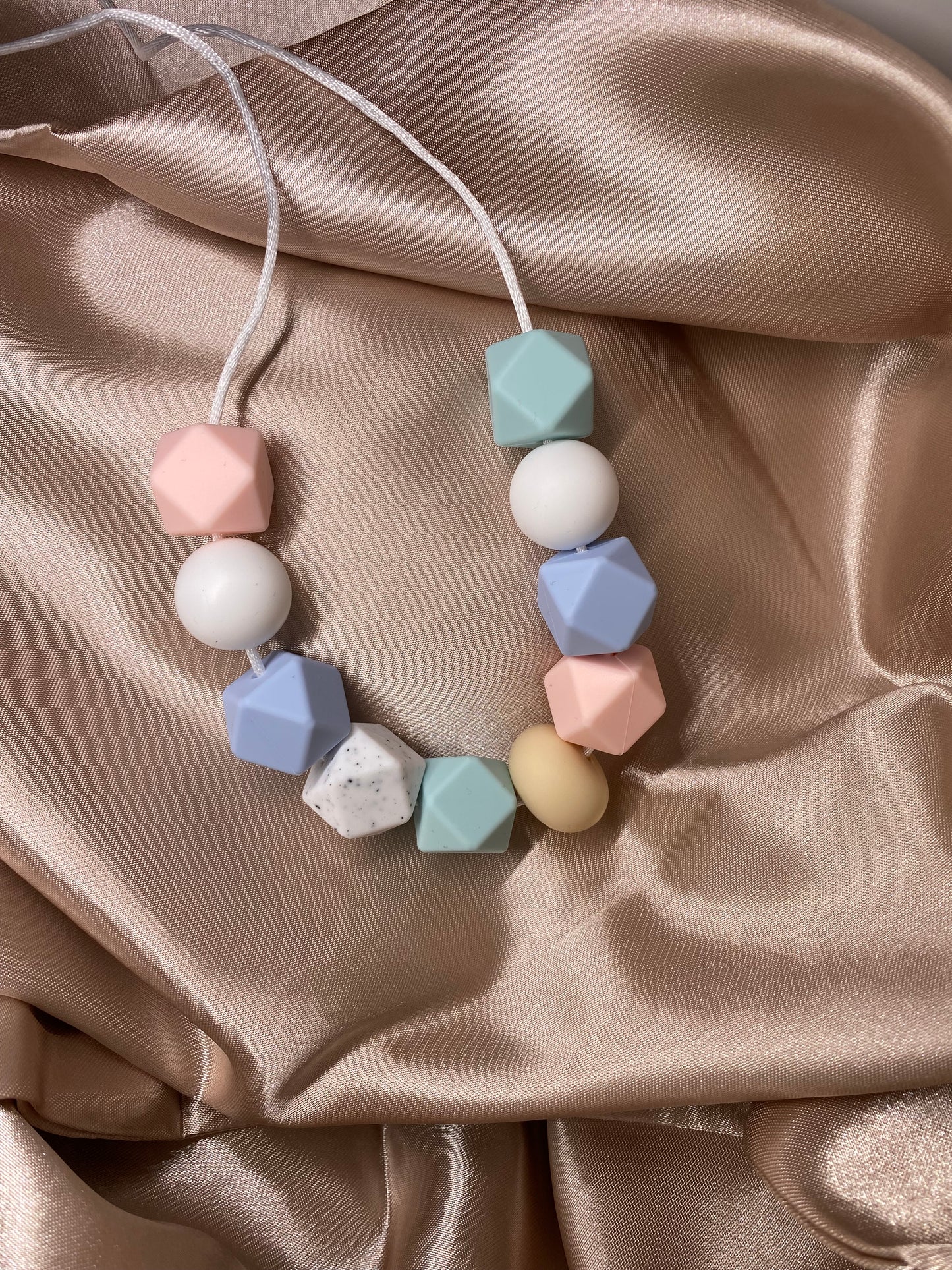 Abstract Pastel Necklace