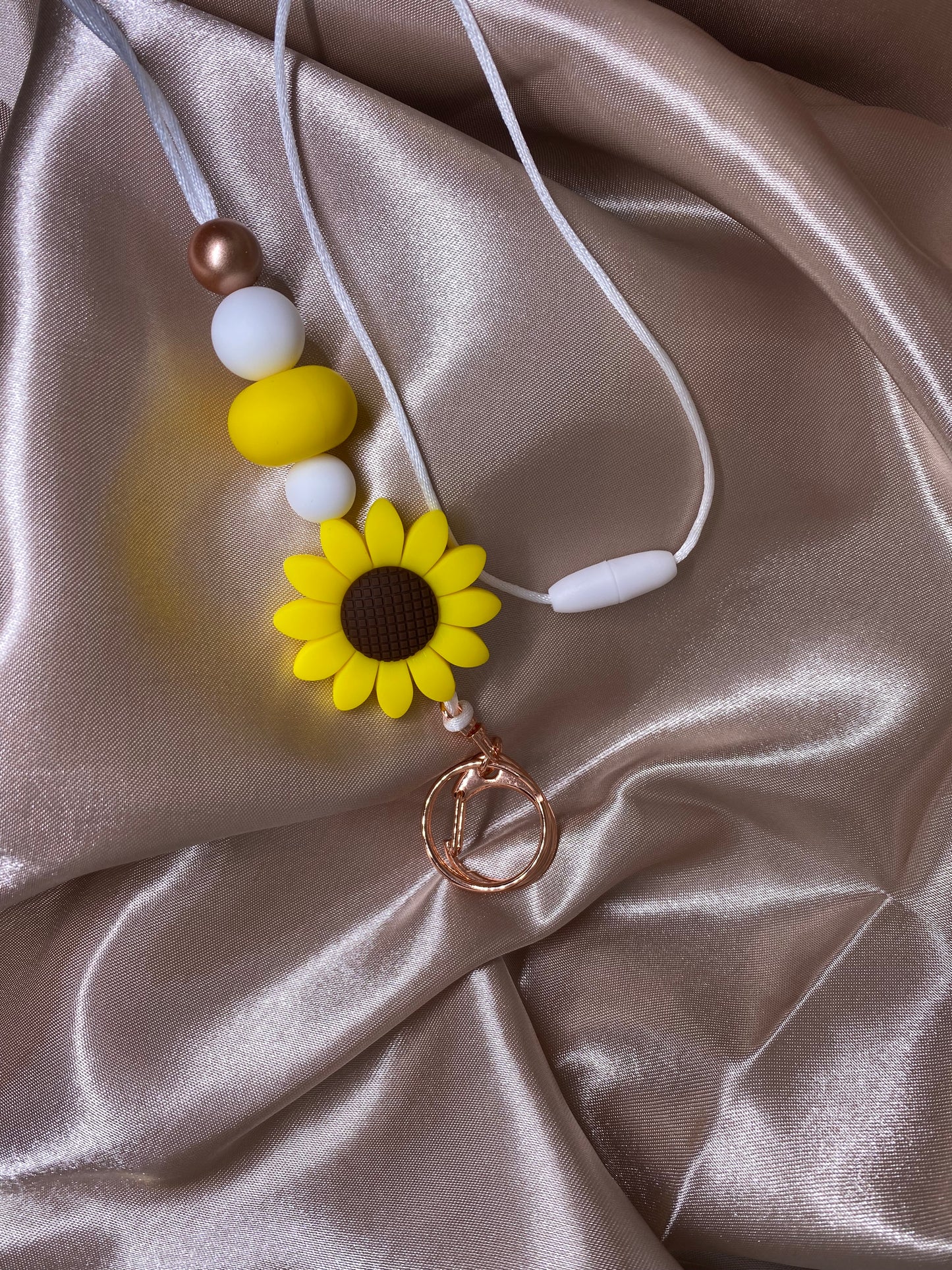 Yellow Sunflower Lanyard