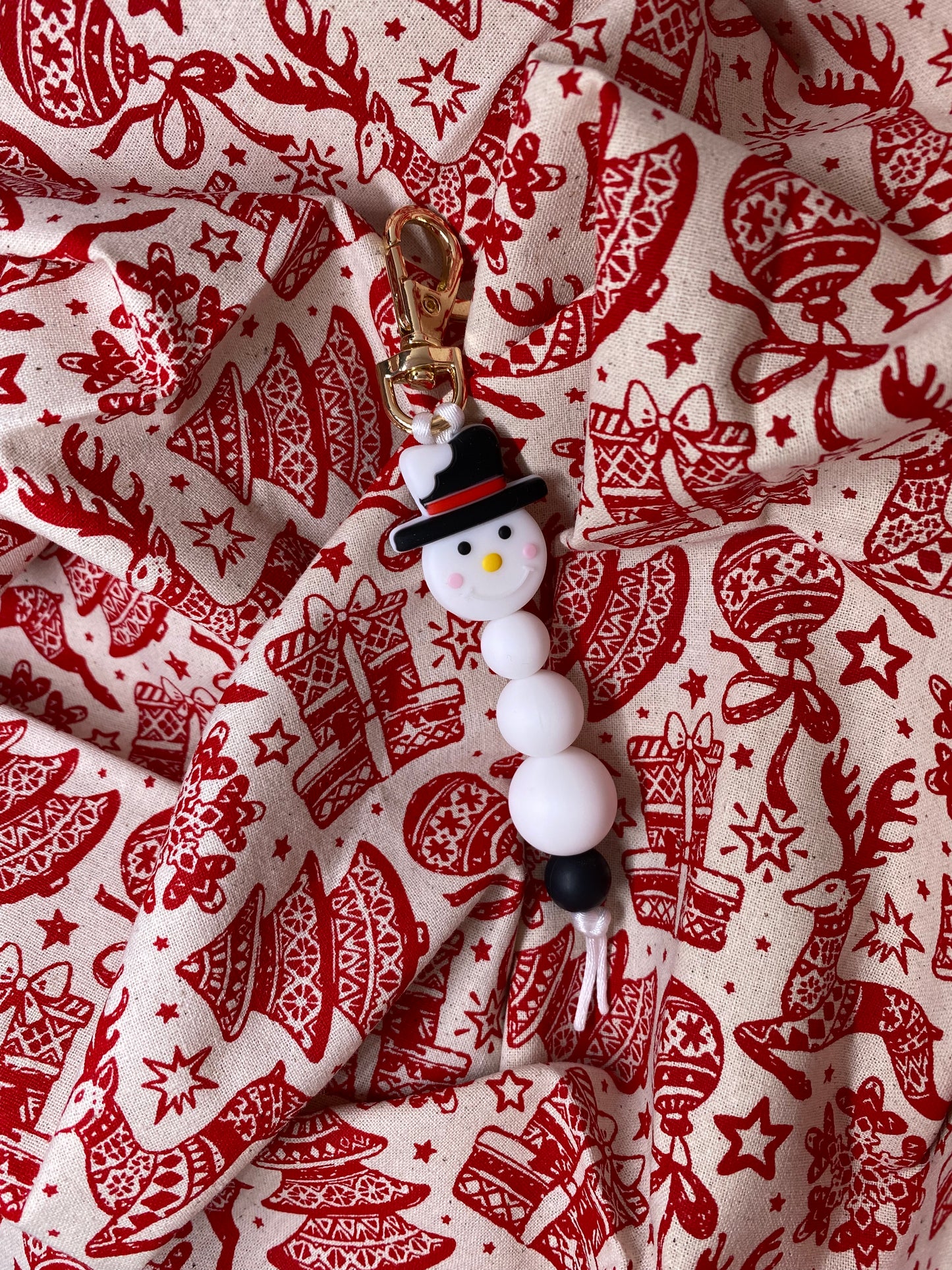 Snowman Keyring