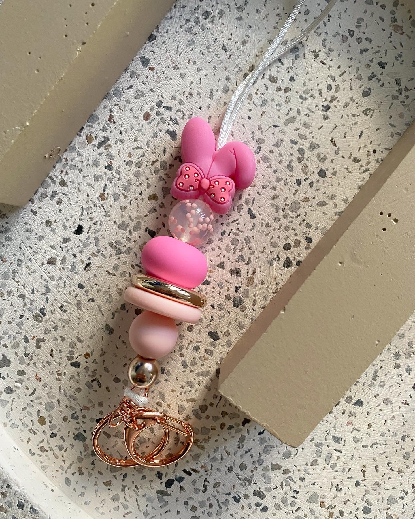 Bunny Ears - Pink Lanyard