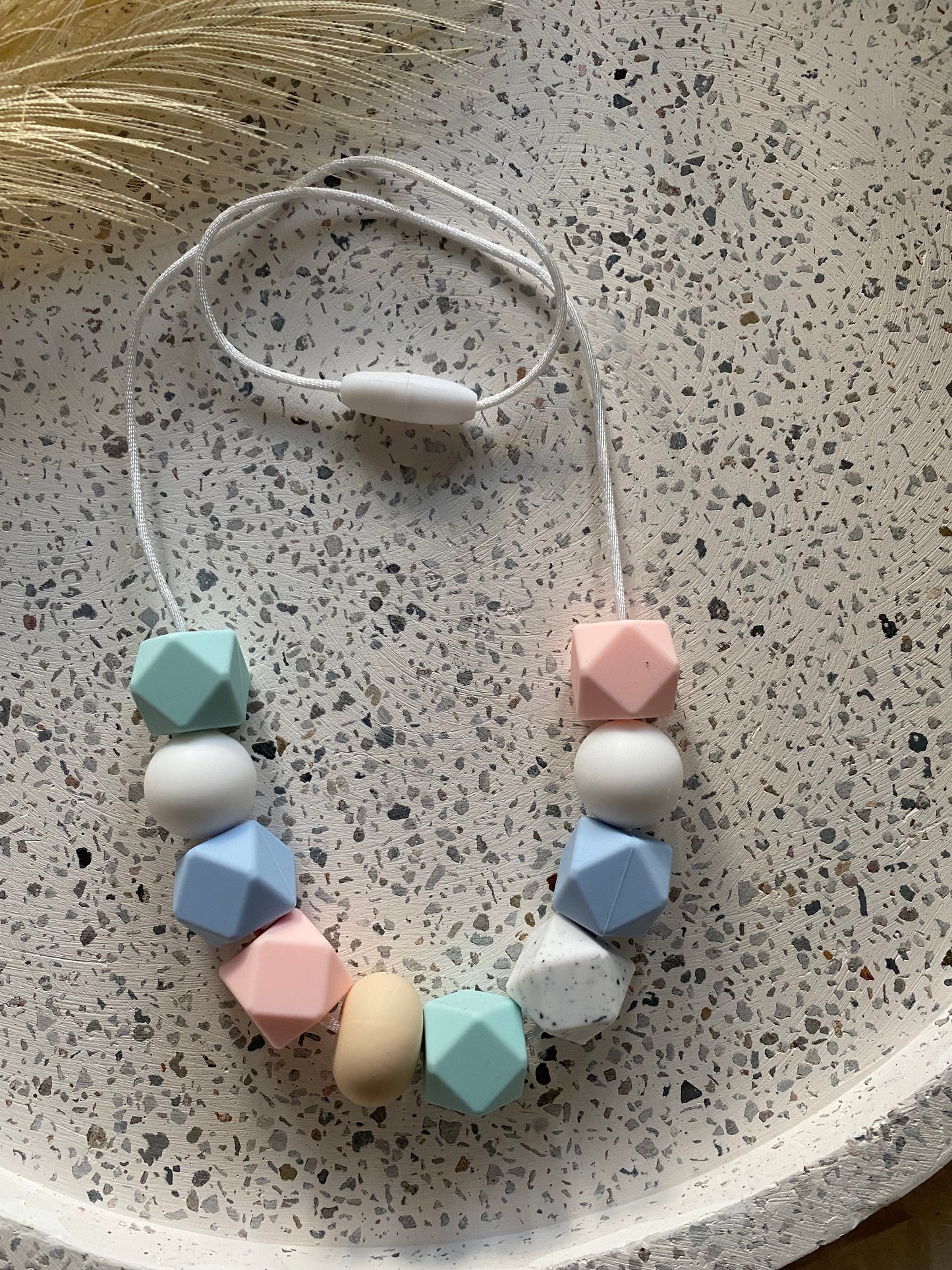 Abstract Pastel Necklace