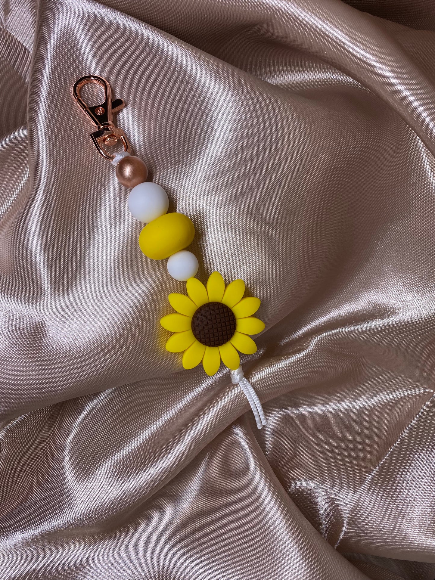 Yellow Sunflower Keyring