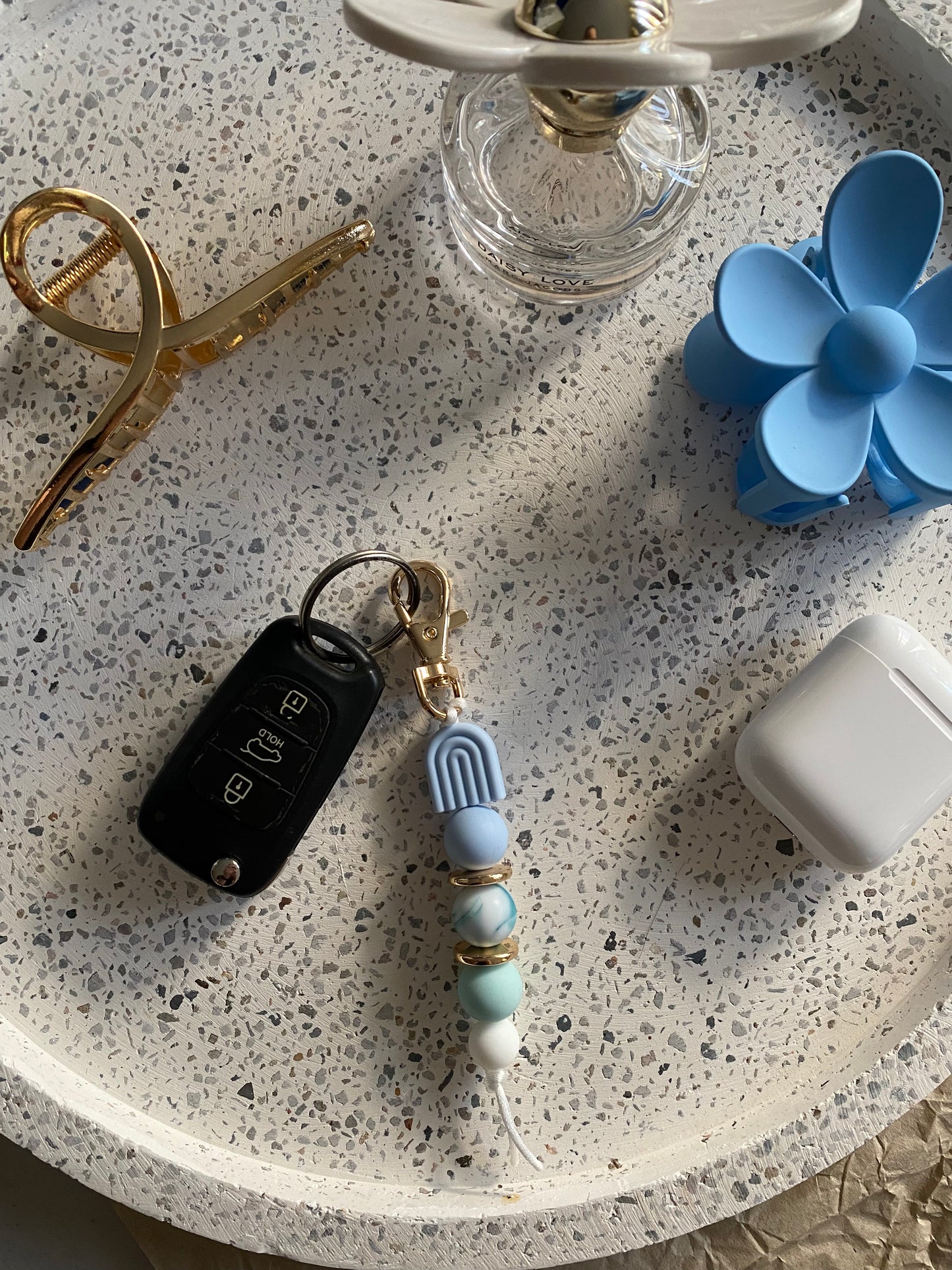 Arch - Baby Blue Keyring