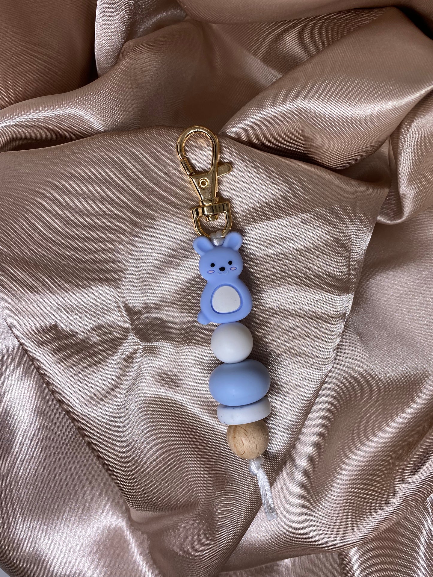 Bunny - Blue Keyring