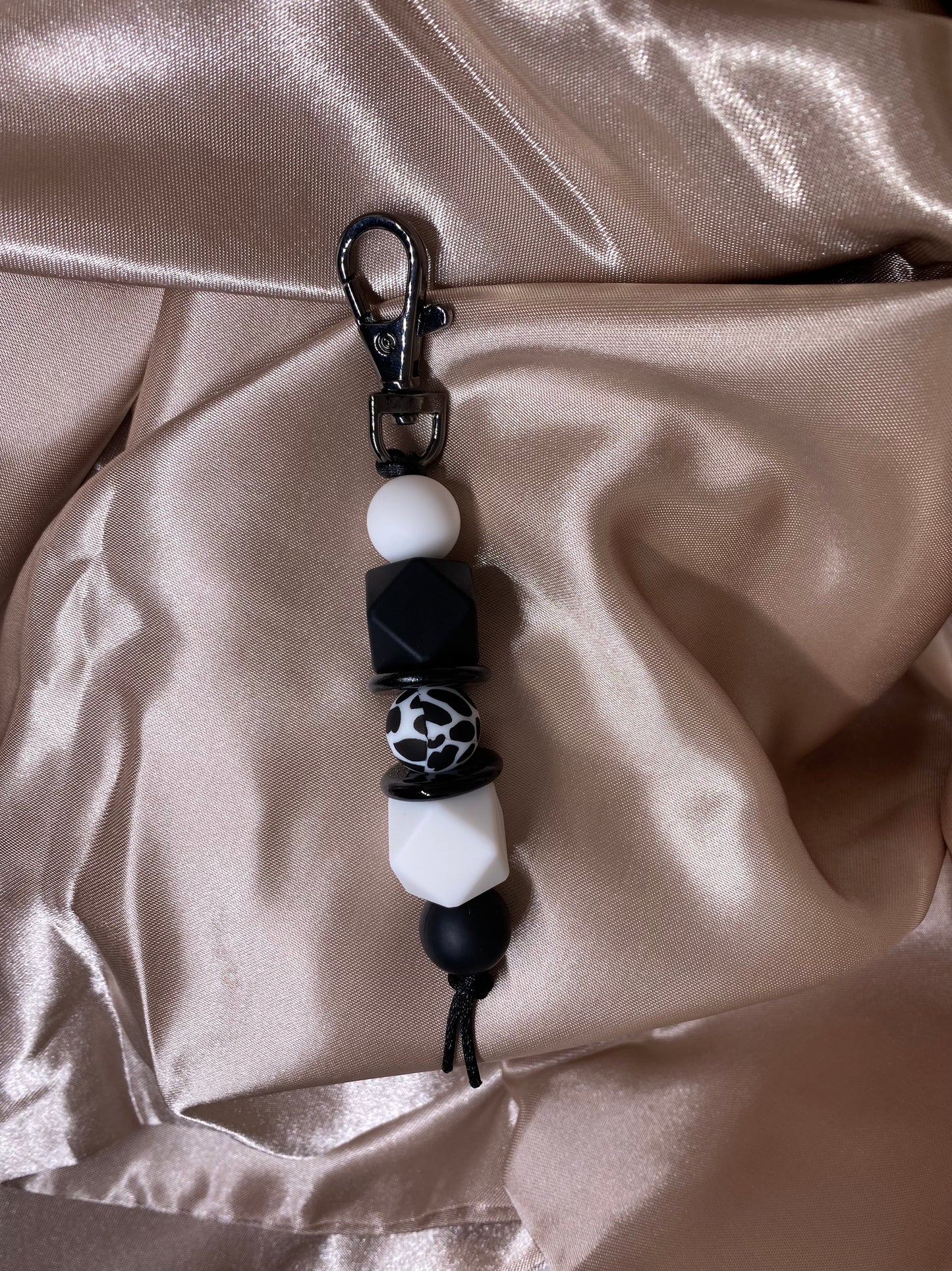 Black & White Keyring