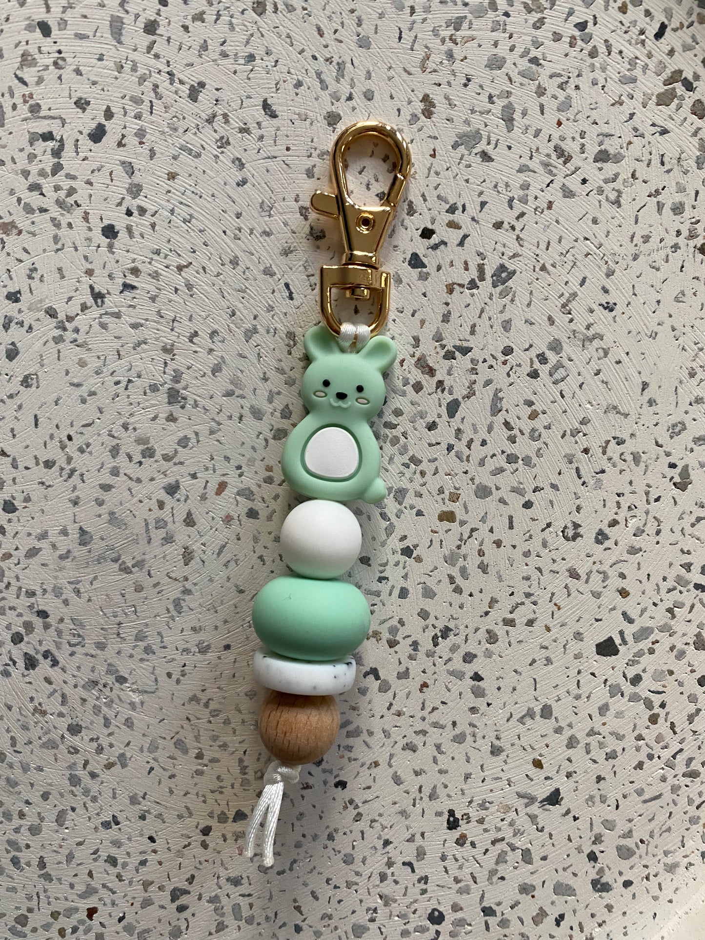 Bunny - Green Keyring